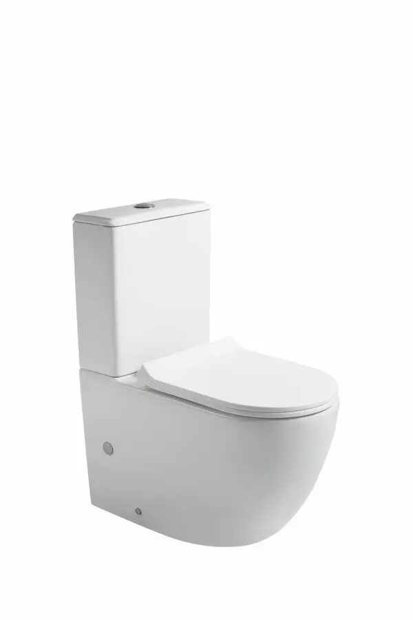 PACK WC DESIGN BLANC À POSER SORTIE H (REF 869PPH)