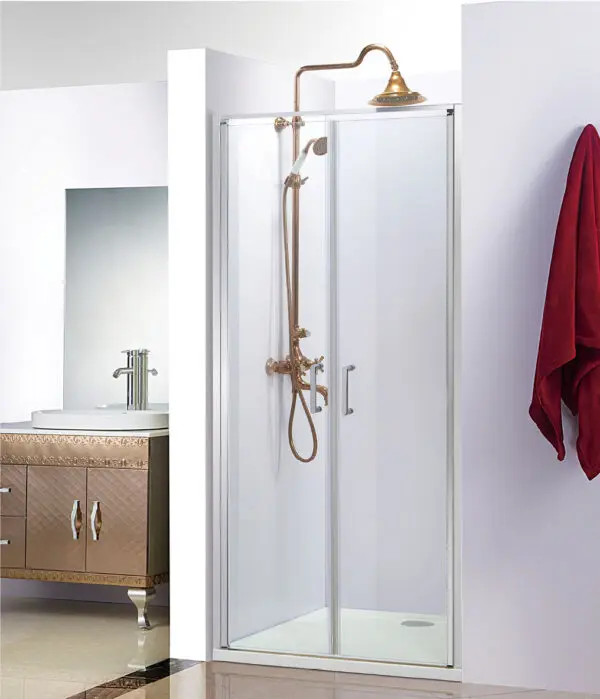 Double porte de douche pivotante AX8802-900