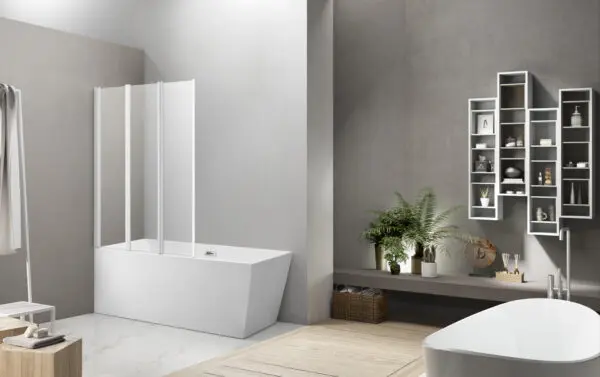 Paroi de baignoire accordéon REF AX9906-800