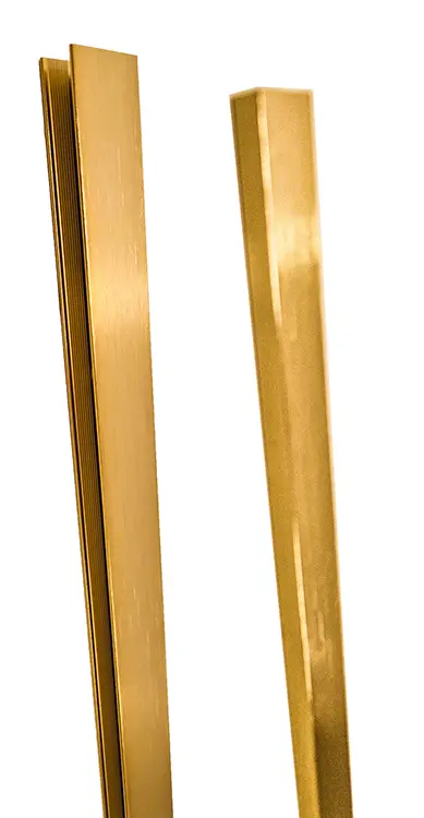 Kit Profile + support paroi de douche gold - Ref AX2262-KITG