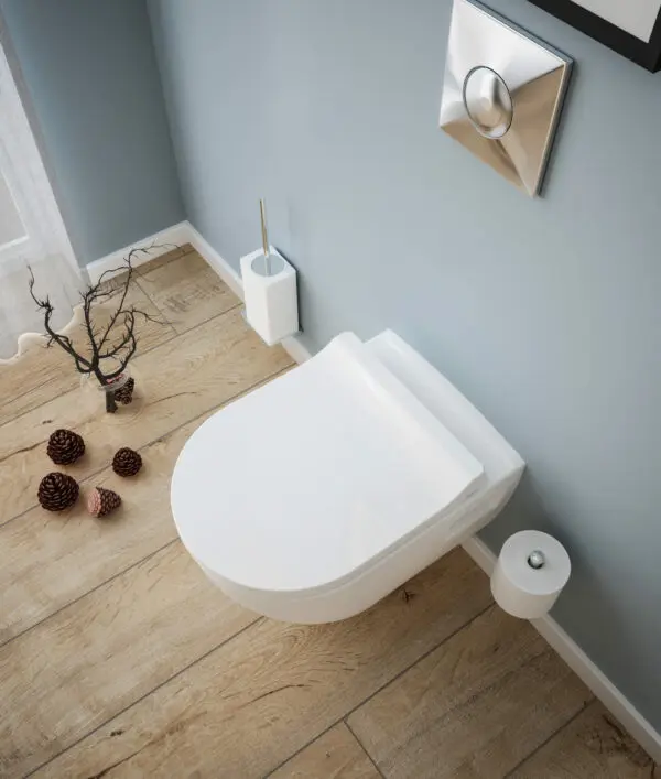 WC suspendu Auva rimless + siège WC soft close inclus. REF AURDAK04 – Image 3